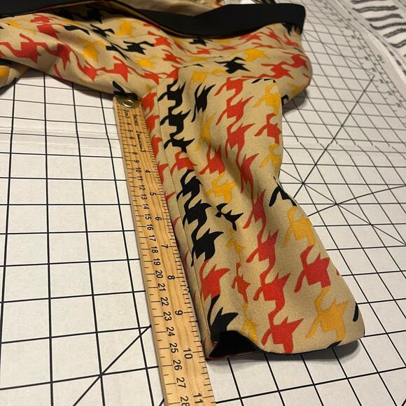 NWOT Vintage Anglo 3/4 Tuxedo Blazer Houndstooth Sz S-M - Picture 6 of 9